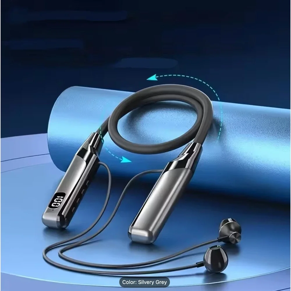 Wireless Sport Neckband Headphones Bluetooth LED OS Sport Minimalist Everyday